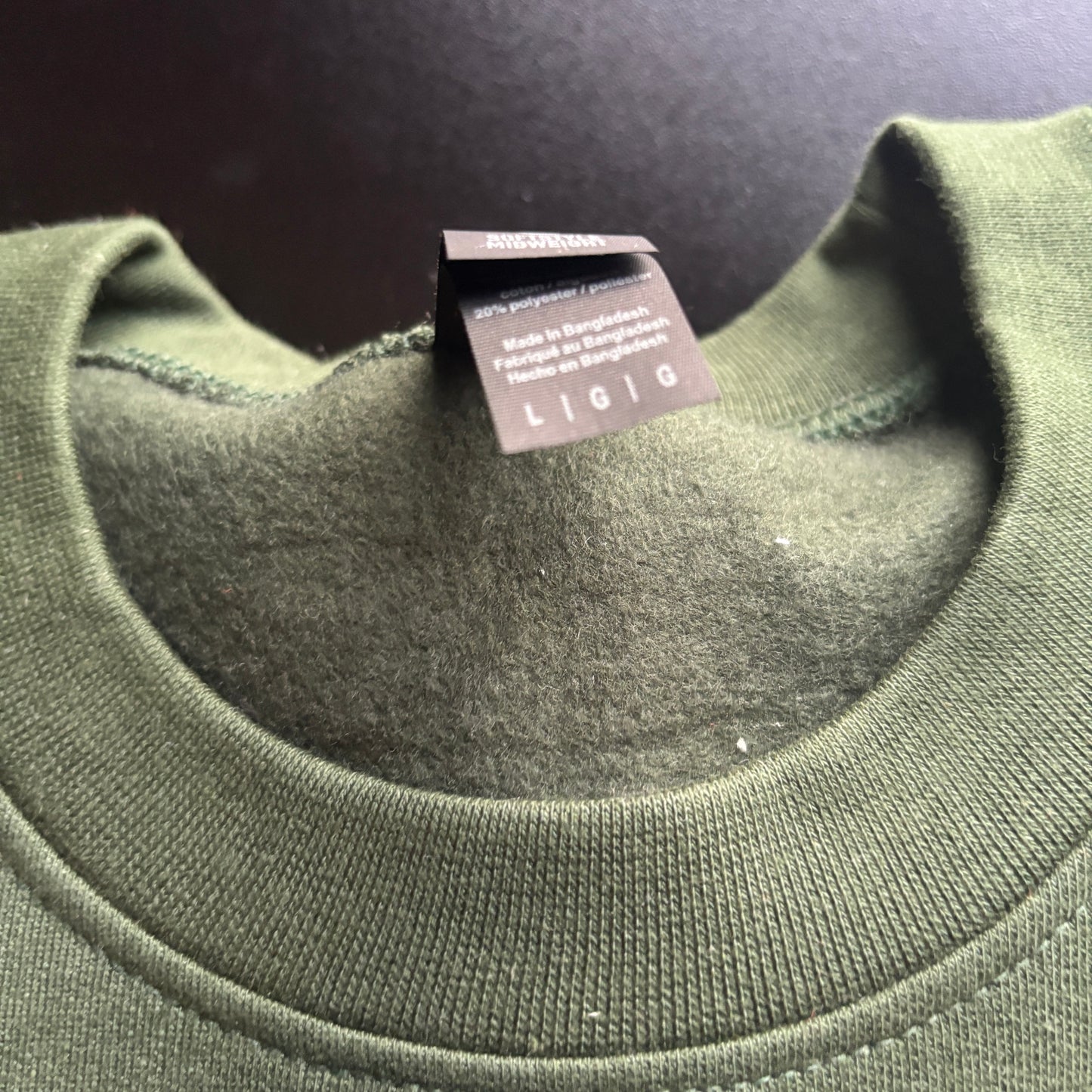 LARGE GREEN GRISWOLD PRINTED SWEATSHIRT *SAMPLE*