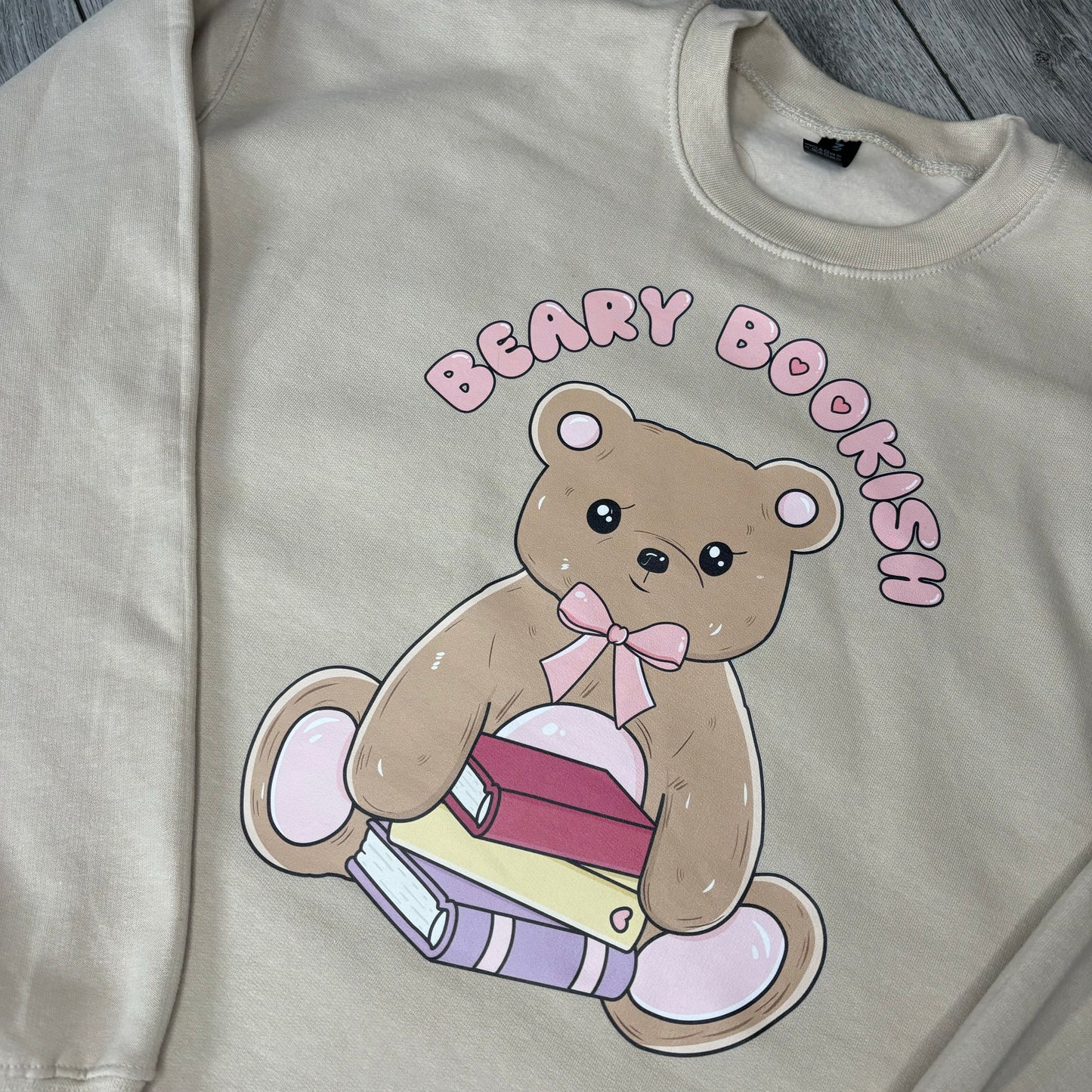 BEARY BOOKISH PRINTED T-SHIRT/SWEATSHIRT
