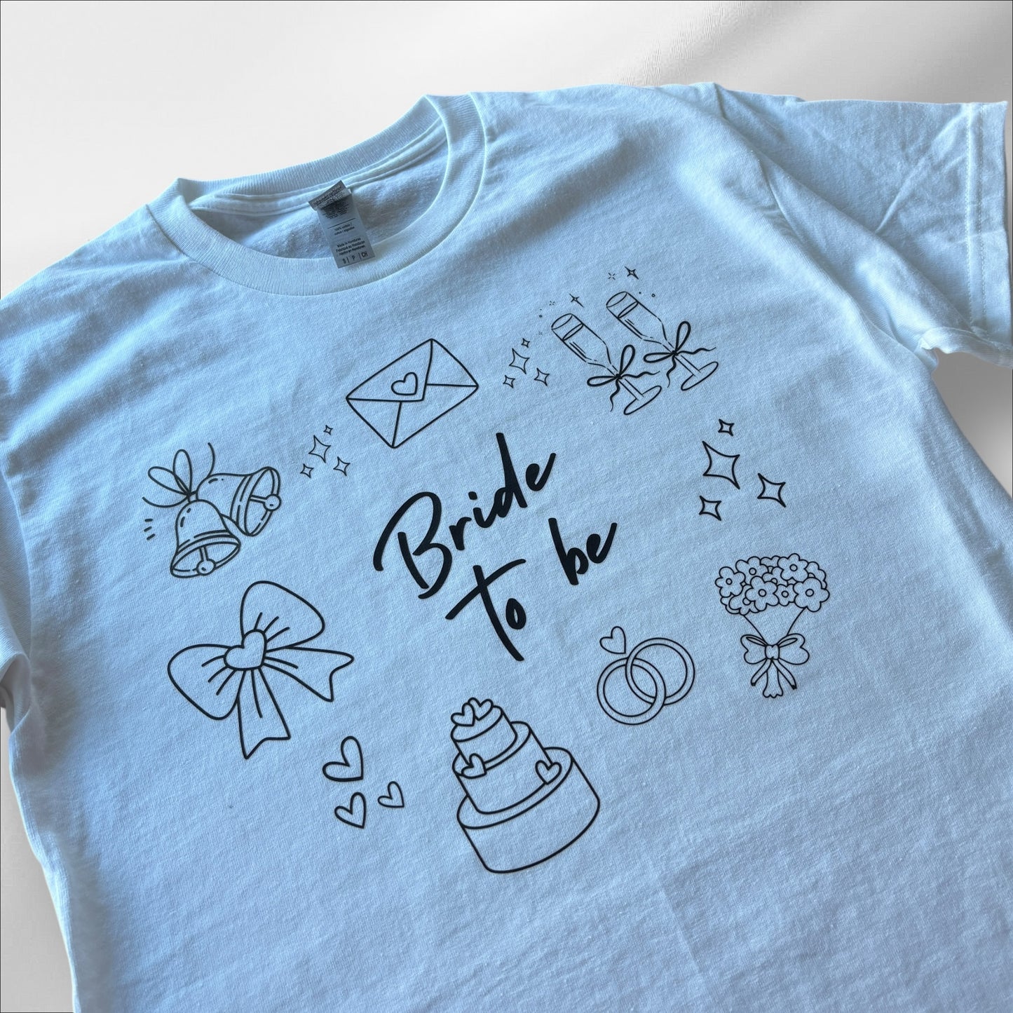 BRIDE TO BE PRINTED T-SHIRT/SWEATSHIRT