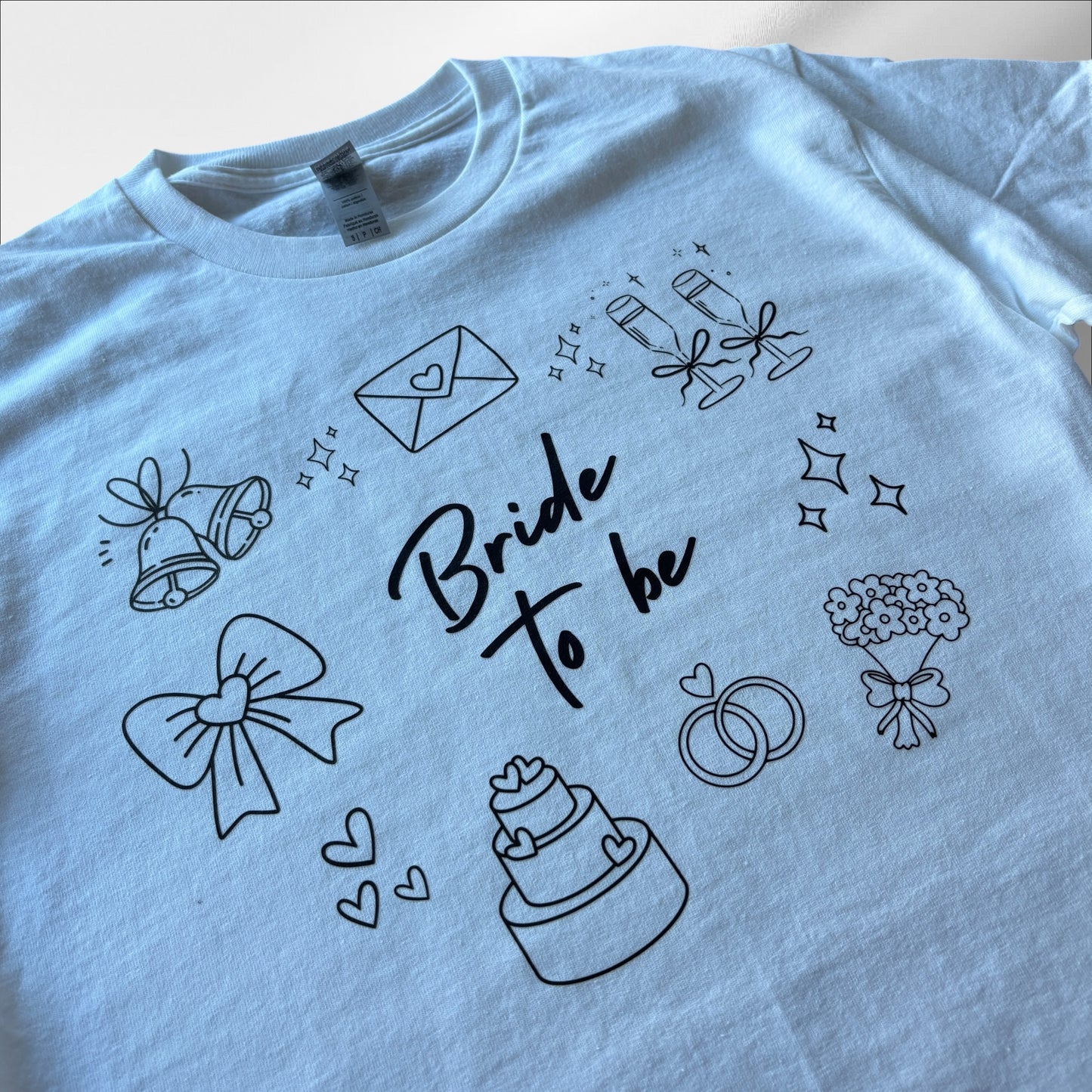 BRIDE TO BE PRINTED T-SHIRT/SWEATSHIRT