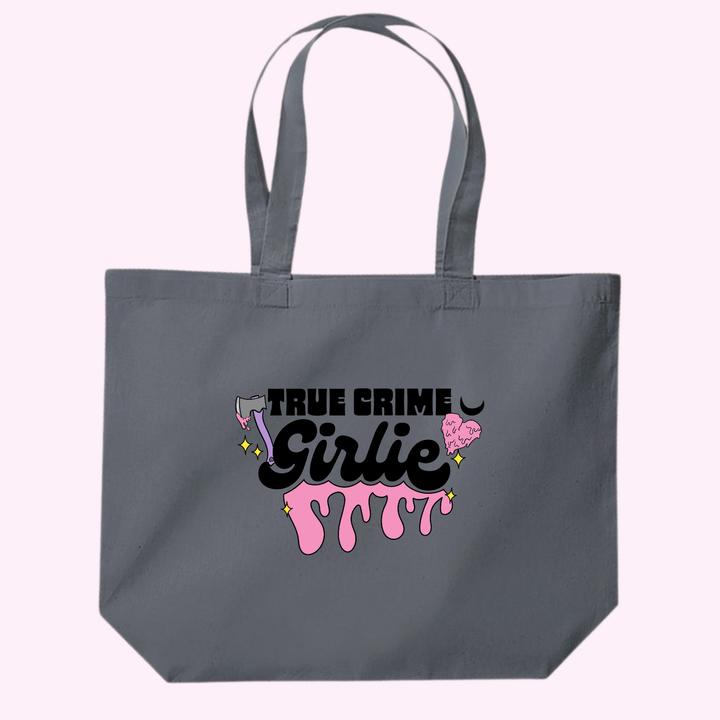TRUE CRIME GIRLIE SHOPPER TOTE BAG