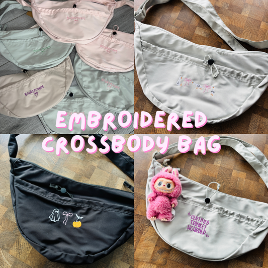 EMBROIDERED CROSSBODY BAG 💓