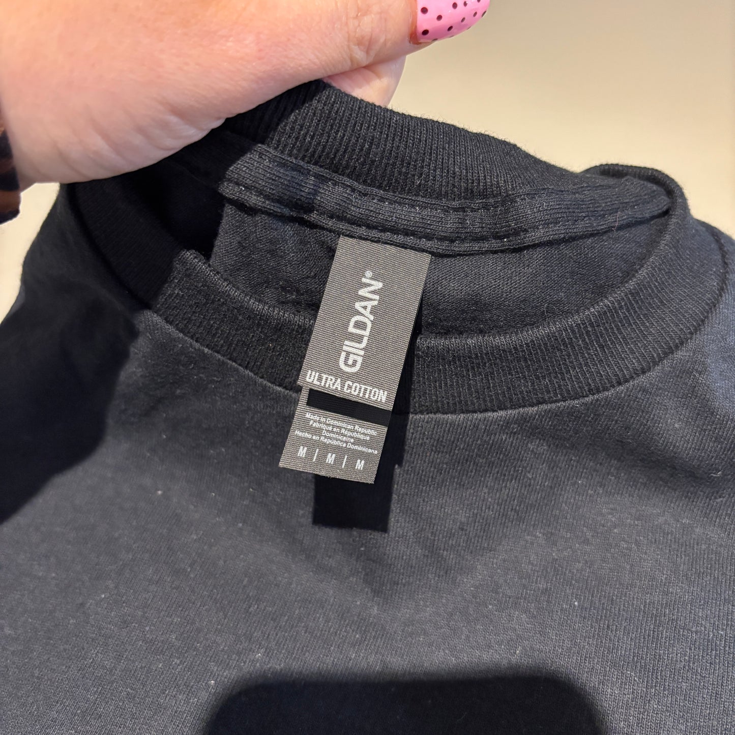 MEDIUM BLACK SAVE A HORSE RIDE A COWBOY TEE