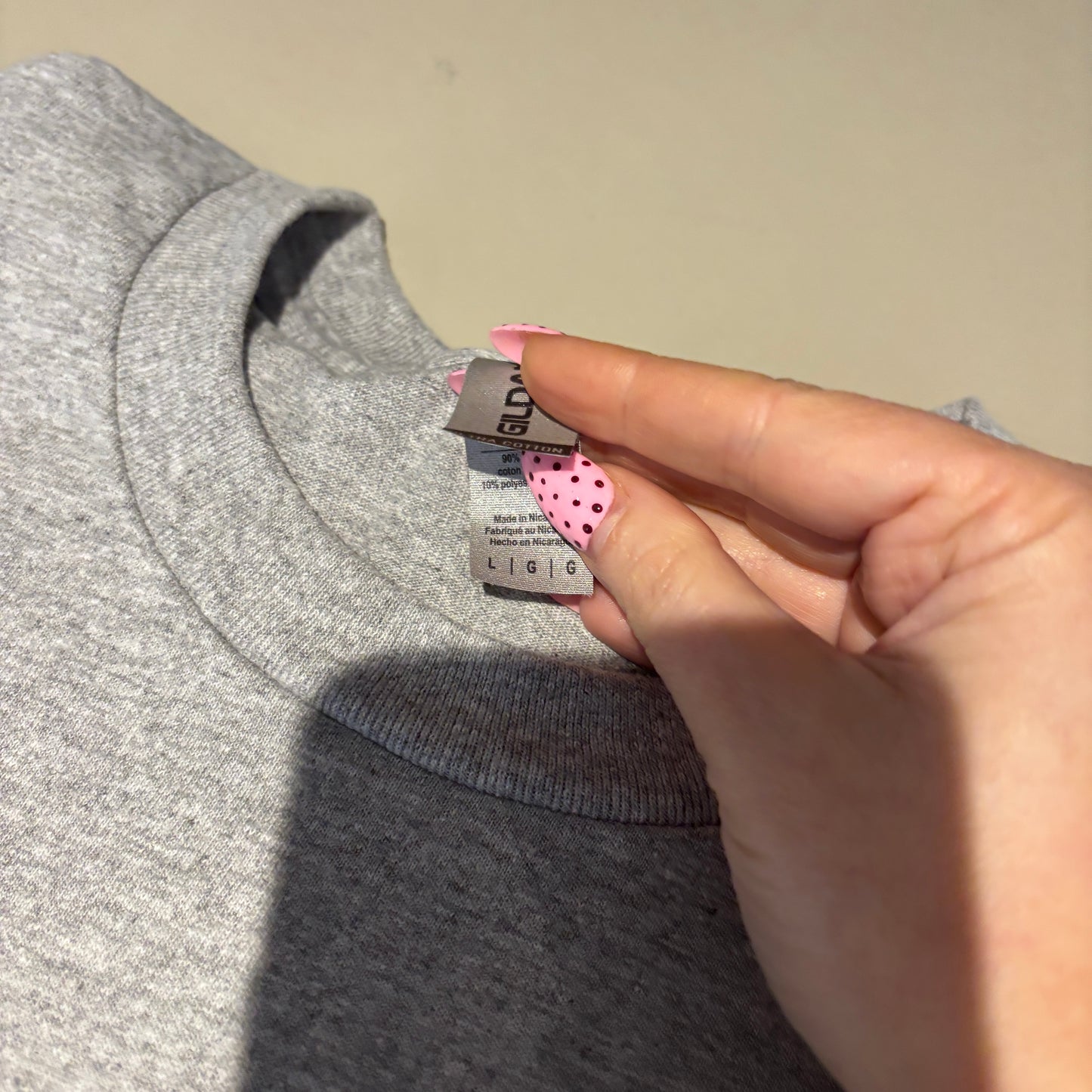 LARGE MARL LETS STAY HOME CLUB TEE