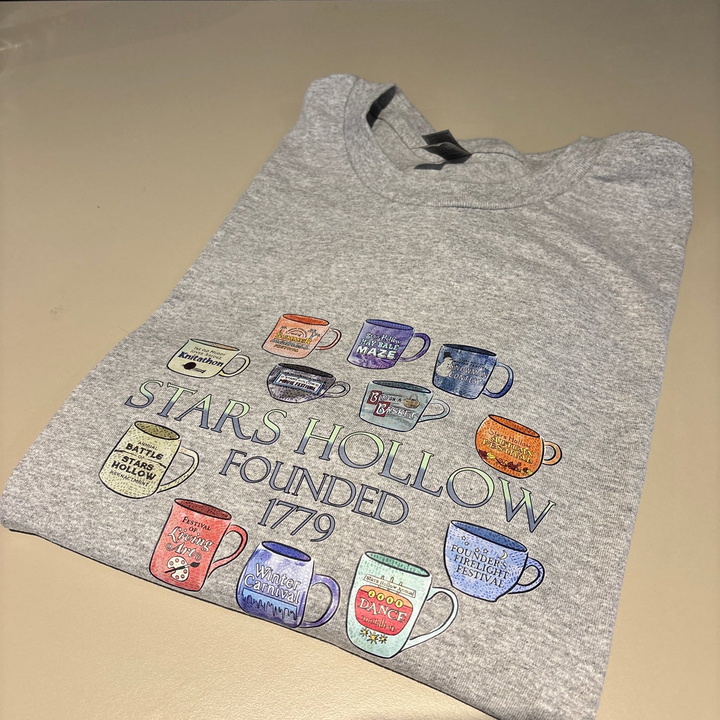 LARGE MARL STARS HOLLOW MUGS TEE