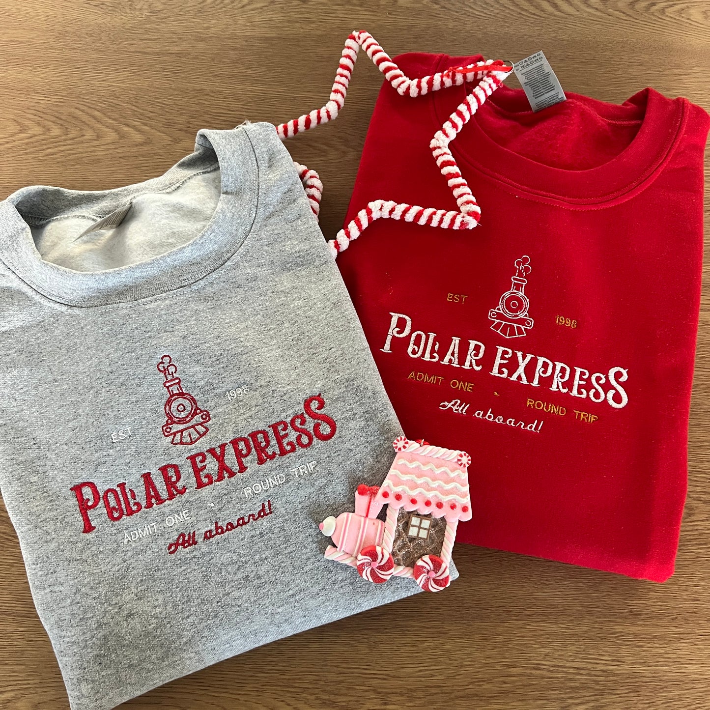 POLAR EXPRESS EMBROIDERED SWEATSHIRT