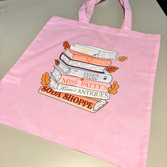 STARS HOLLOW STORES LIGHTWEIGHT PINK TOTE