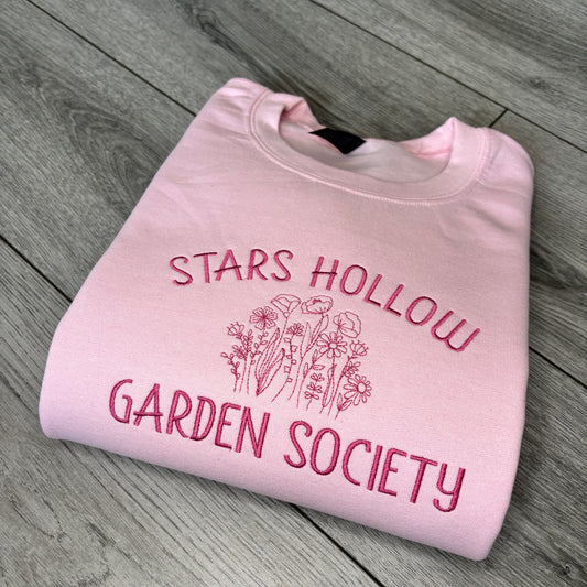 STARS HOLLOW GARDEN SOCIETY EMBROIDERED SWEATSHIRT