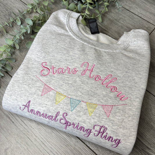 STARS HOLLOW ANNUAL SPRING FLING EMBROIDERED SWEATSHIRT