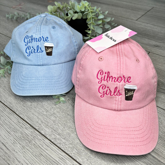 GG STARS HOLLOW EMBROIDERED VINTAGE WASH CAP
