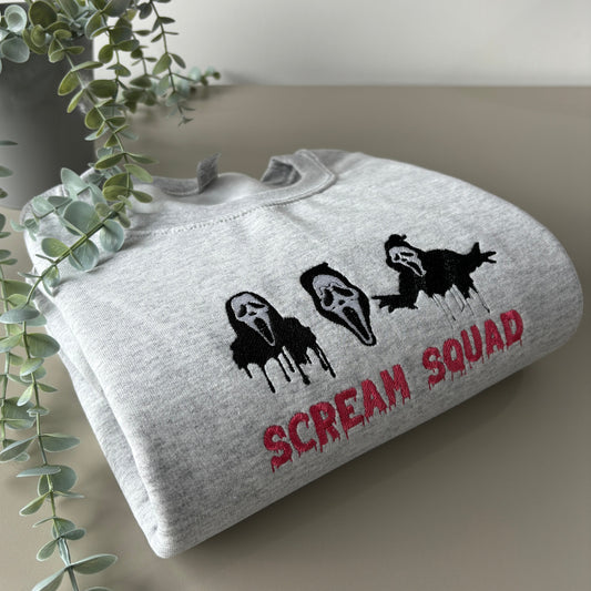 SCREAM SQUAD EMBROIDERED SWEATSHIRT