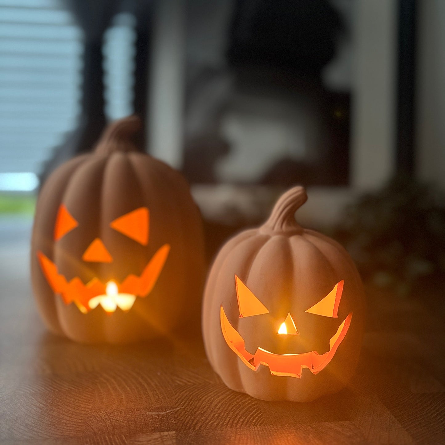 SUMMERWEEN TERRACOTTA PUMPKIN TEALIGHT HOLDER