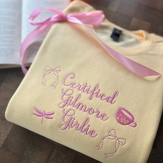 CERTIFIED GILMORE GIRLIE EMBROIDERED SWEATSHIRT