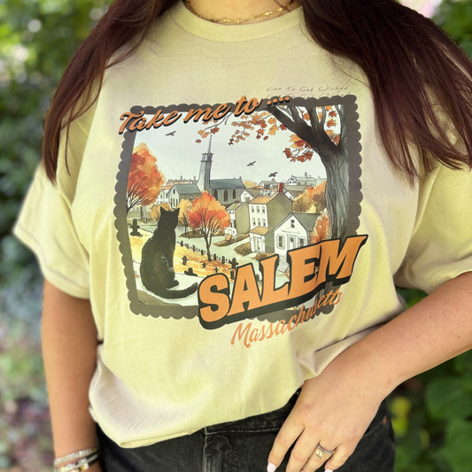 TAKE ME TO SALEM PRINTED T-SHIRT/ SWEATSHIRT
