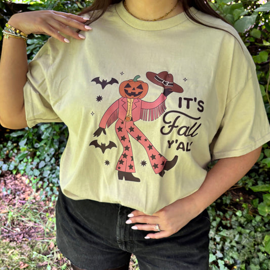 IT'S FALL Y'ALL PRINTED T-SHIRT/ SWEATSHIRT 🤠