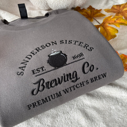 SANDERSON BREWING CO EMBROIDERED SWEATSHIRT