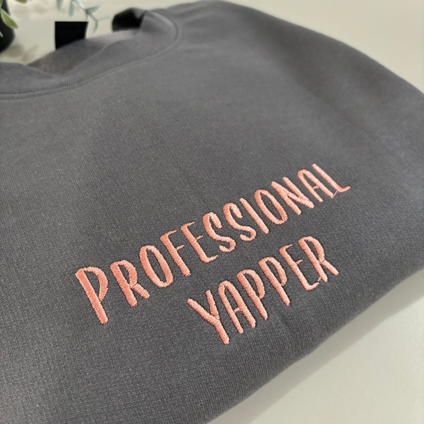 PROFESSIONAL YAPPER EMBROIDERED SWEATSHIRT