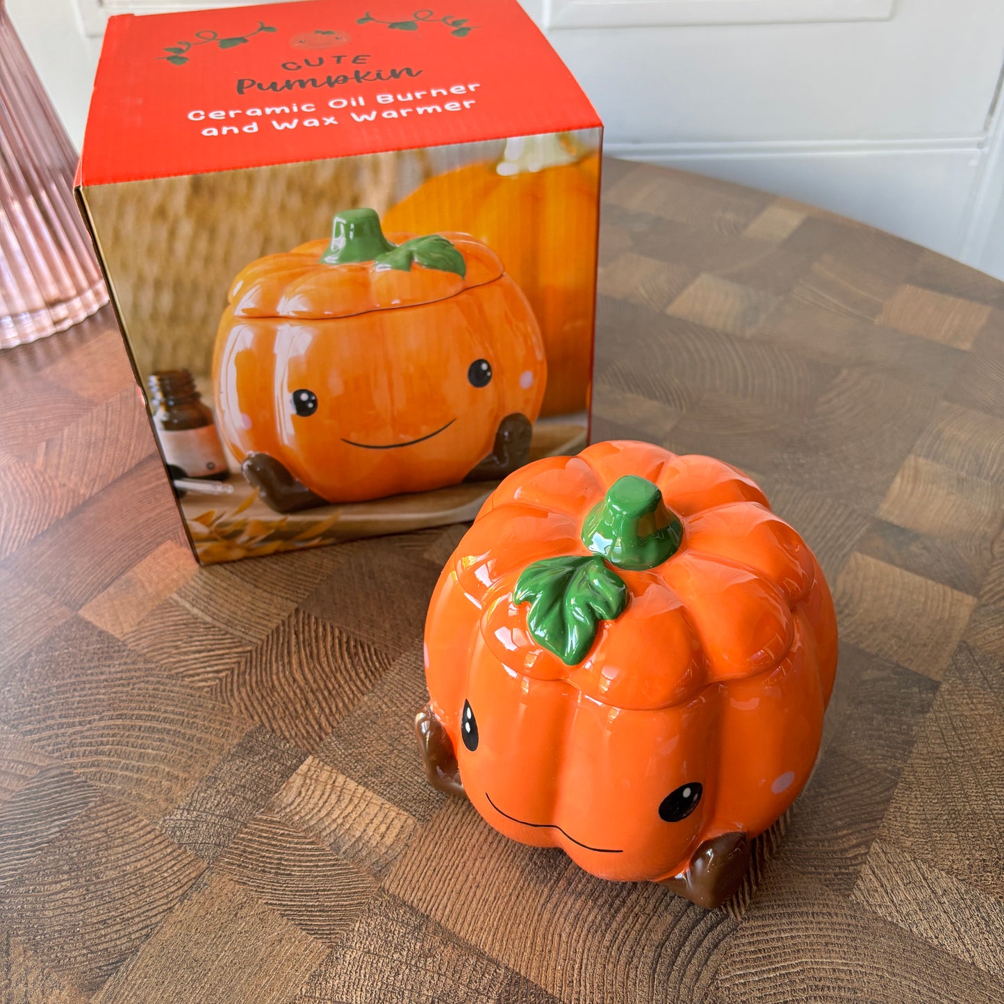ADORABLE PUMPKIN WAX WARMER/ OIL BURNER
