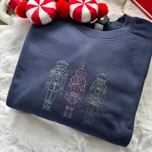 GORGEOUS NUTCRACKER EMBROIDERED SWEATSHIRT