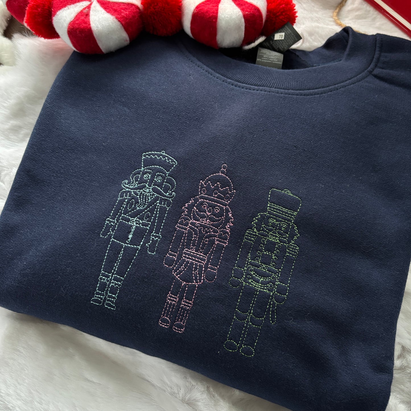 GORGEOUS NUTCRACKER EMBROIDERED SWEATSHIRT