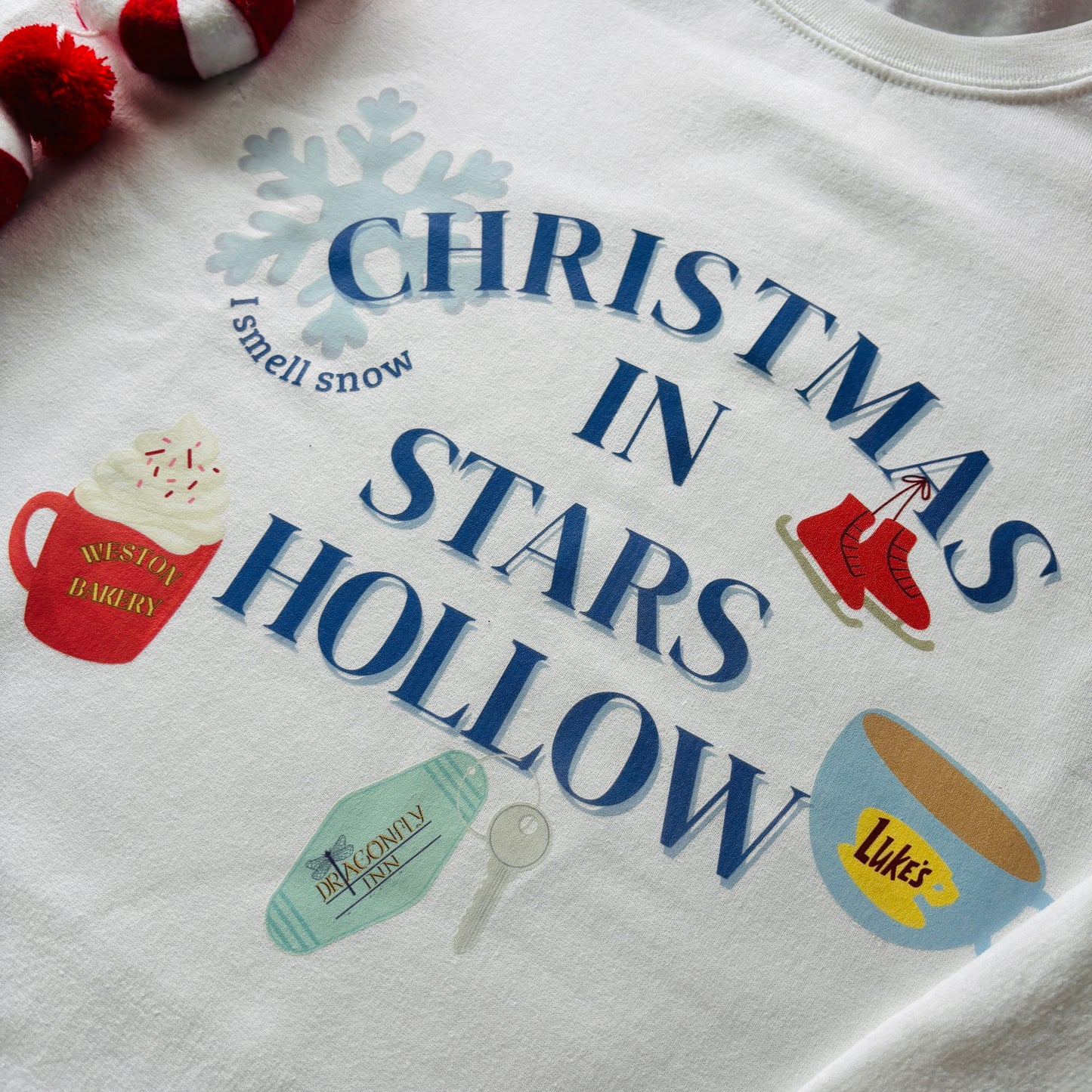 CHRISTMAS IN STARS HOLLOW PRINTED T-SHIRT/ SWEATSHIRT