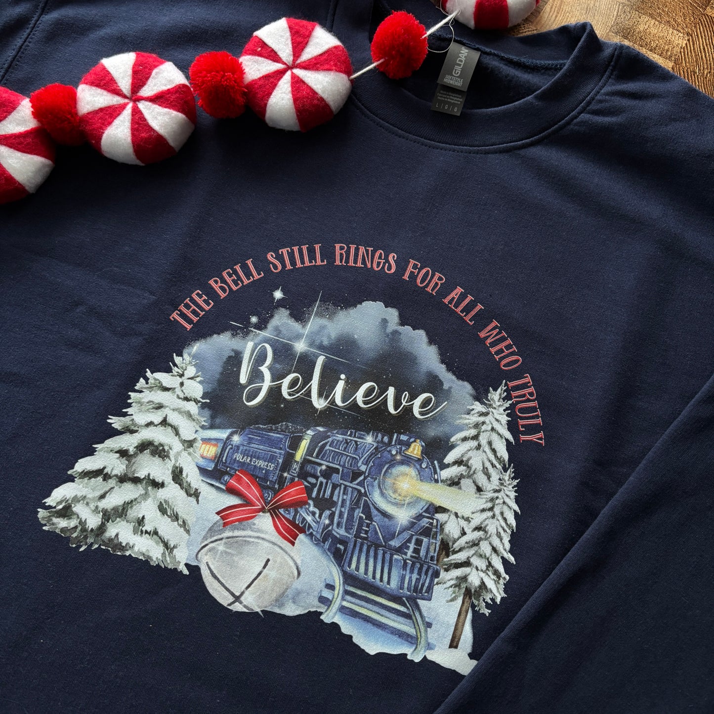 THE POLAR EXPRESS PRINTED T-SHIRT/ SWEATSHIRT