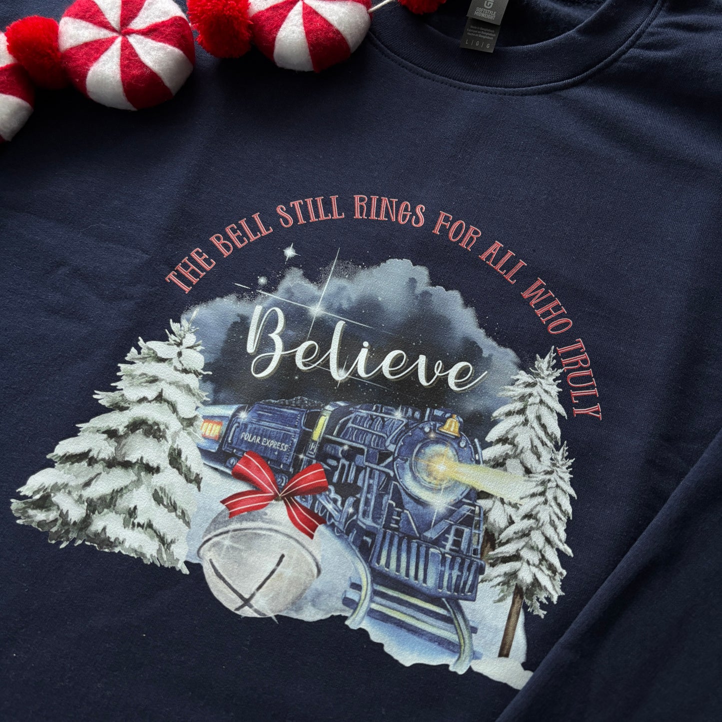 THE POLAR EXPRESS PRINTED T-SHIRT/ SWEATSHIRT