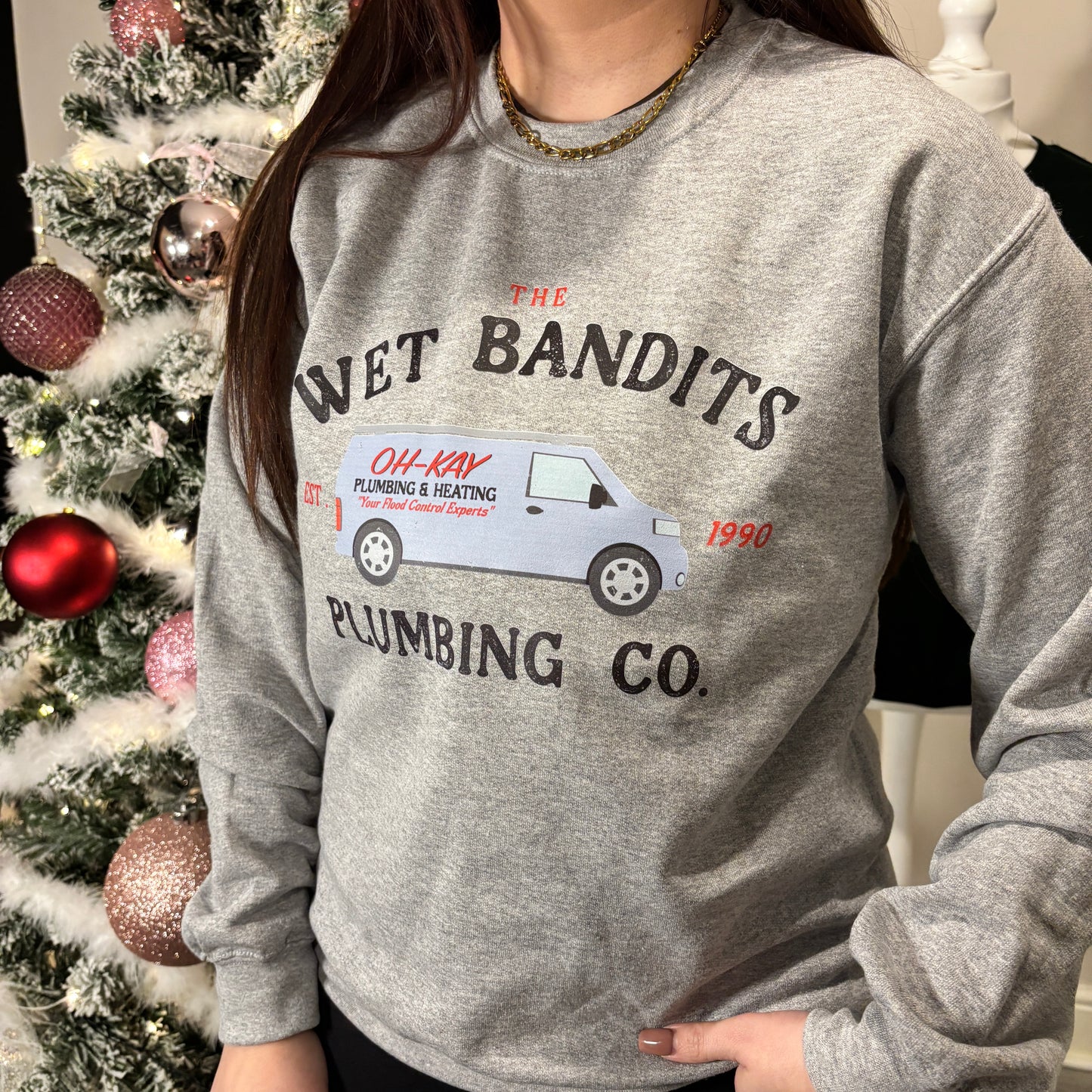 HOME ALONE WET BANDITS PRINTED T-SHIRT/ SWEATSHIRT