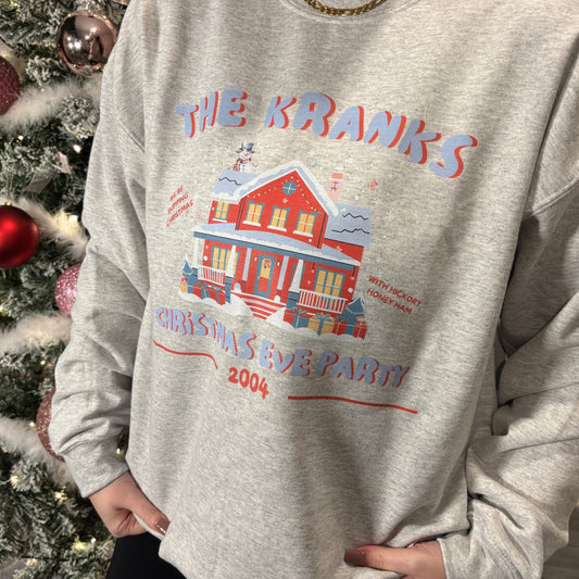 THE KRANKS CHRISTMAS EVE PARTY PRINTED T-SHIRT/ SWEATSHIRT