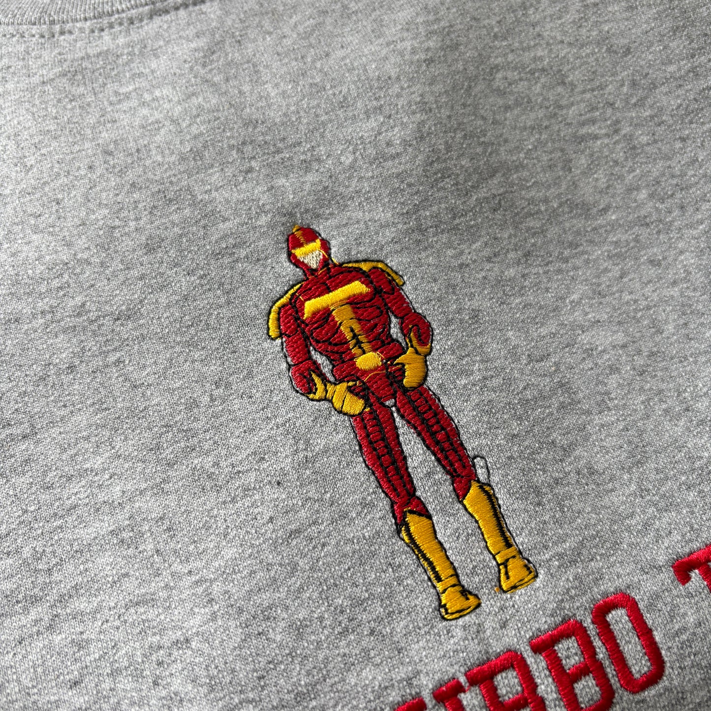 IT'S TURBO TIME JINGLE ALL THE WAY EMBROIDERED SWEATSHIRT