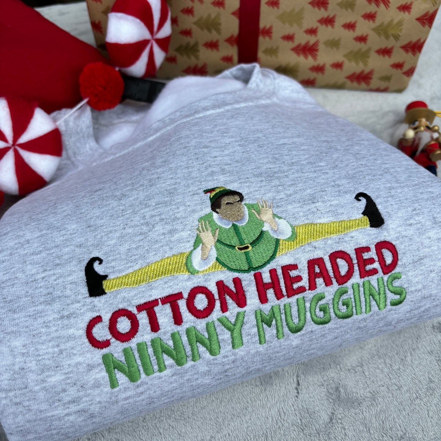 ELF NINNYMUGGINS EMBROIDERED SWEATSHIRT