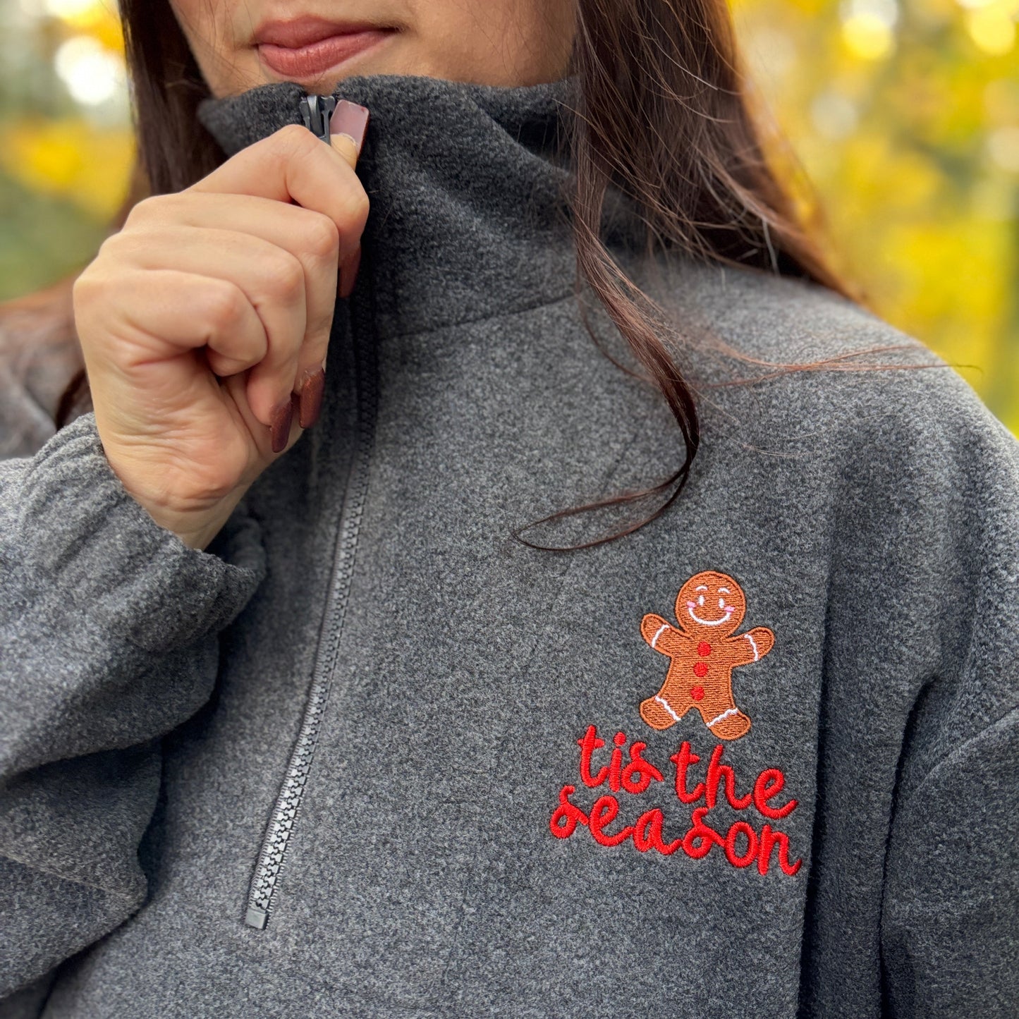 SUPER COSY CHRISTMAS EMBROIDERED FLEECE 🎅