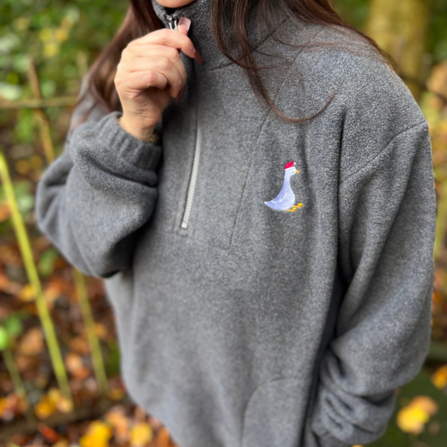SUPER COSY CHRISTMAS EMBROIDERED FLEECE 🎅