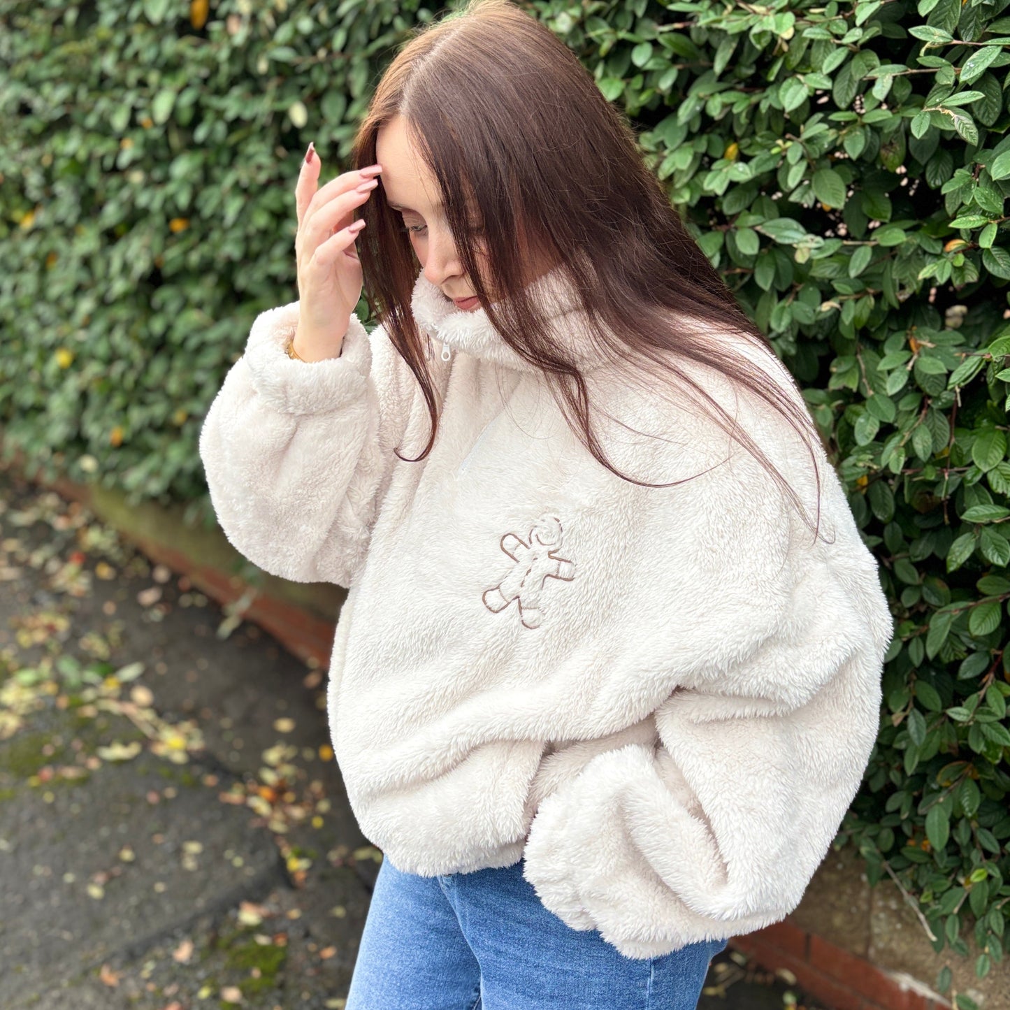 SUPER FLUFFY GINGERBREAD FLEECE