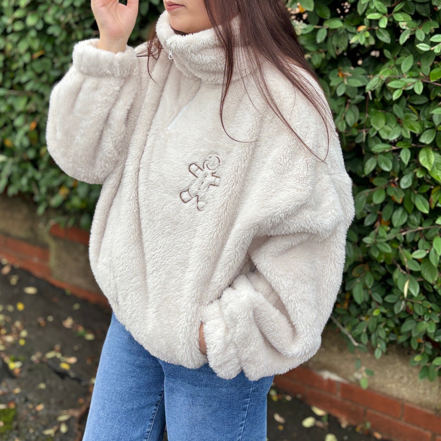 SUPER FLUFFY GINGERBREAD FLEECE