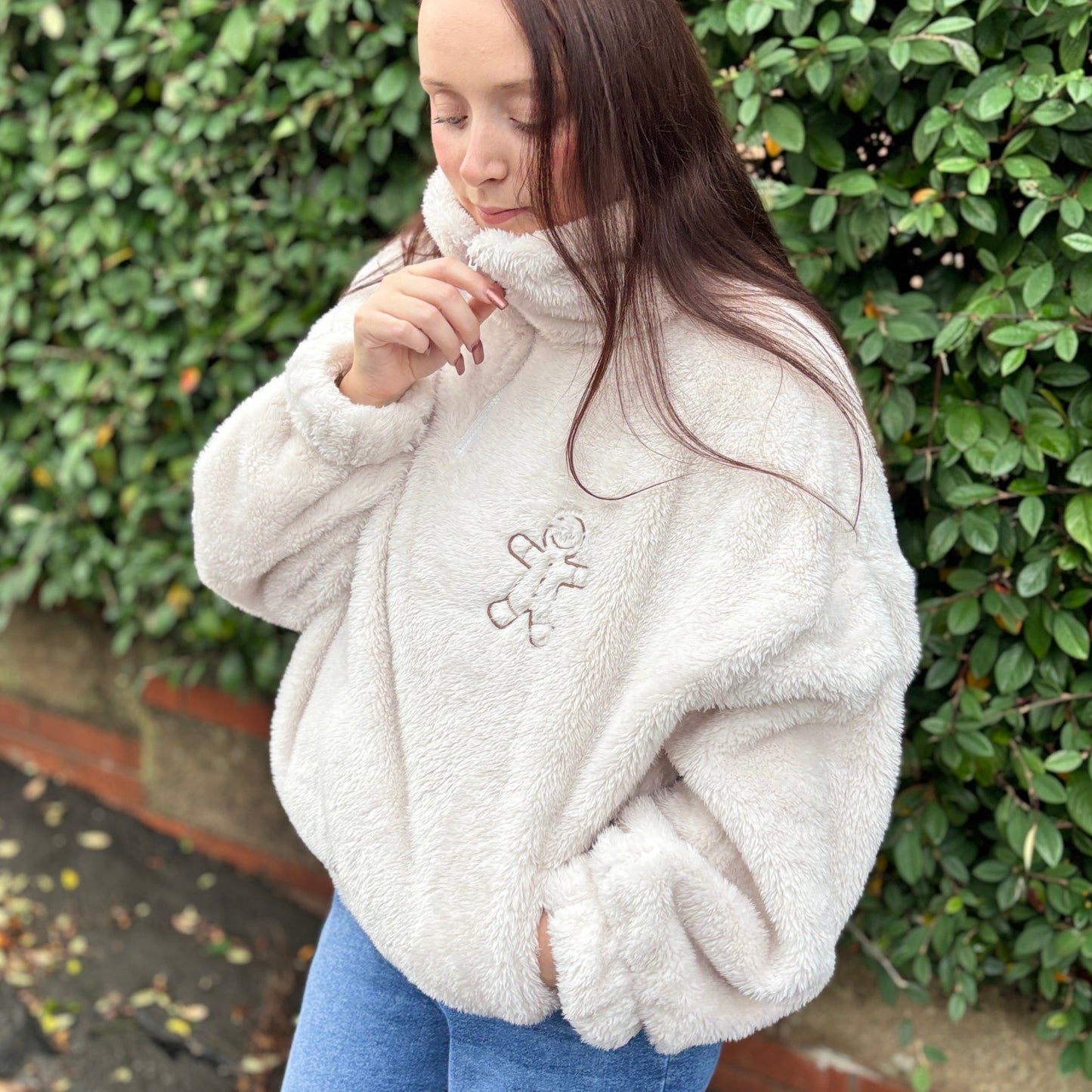 SUPER FLUFFY GINGERBREAD FLEECE