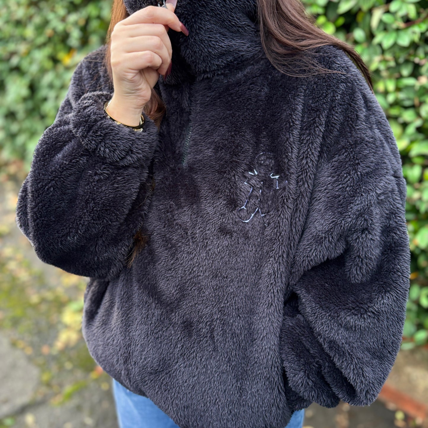 SUPER FLUFFY GINGERBREAD FLEECE