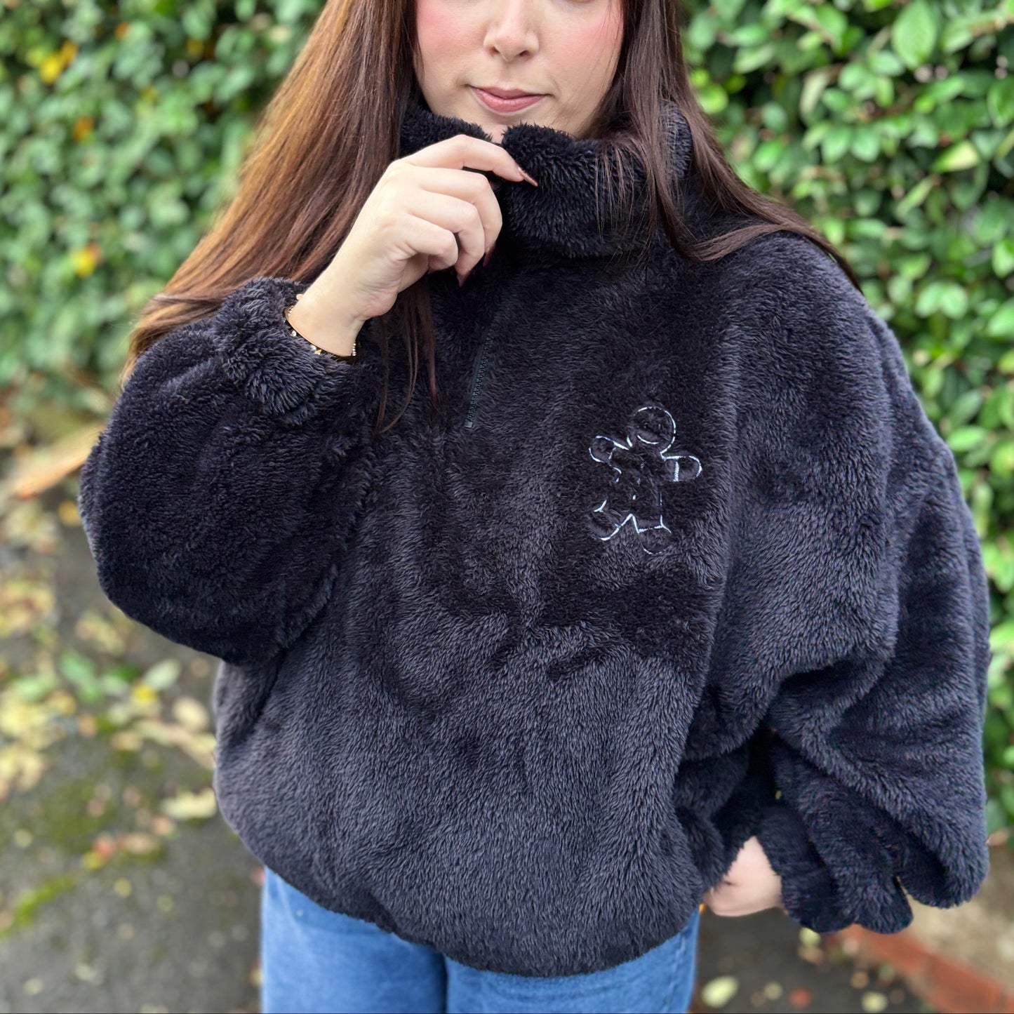 SUPER FLUFFY GINGERBREAD FLEECE