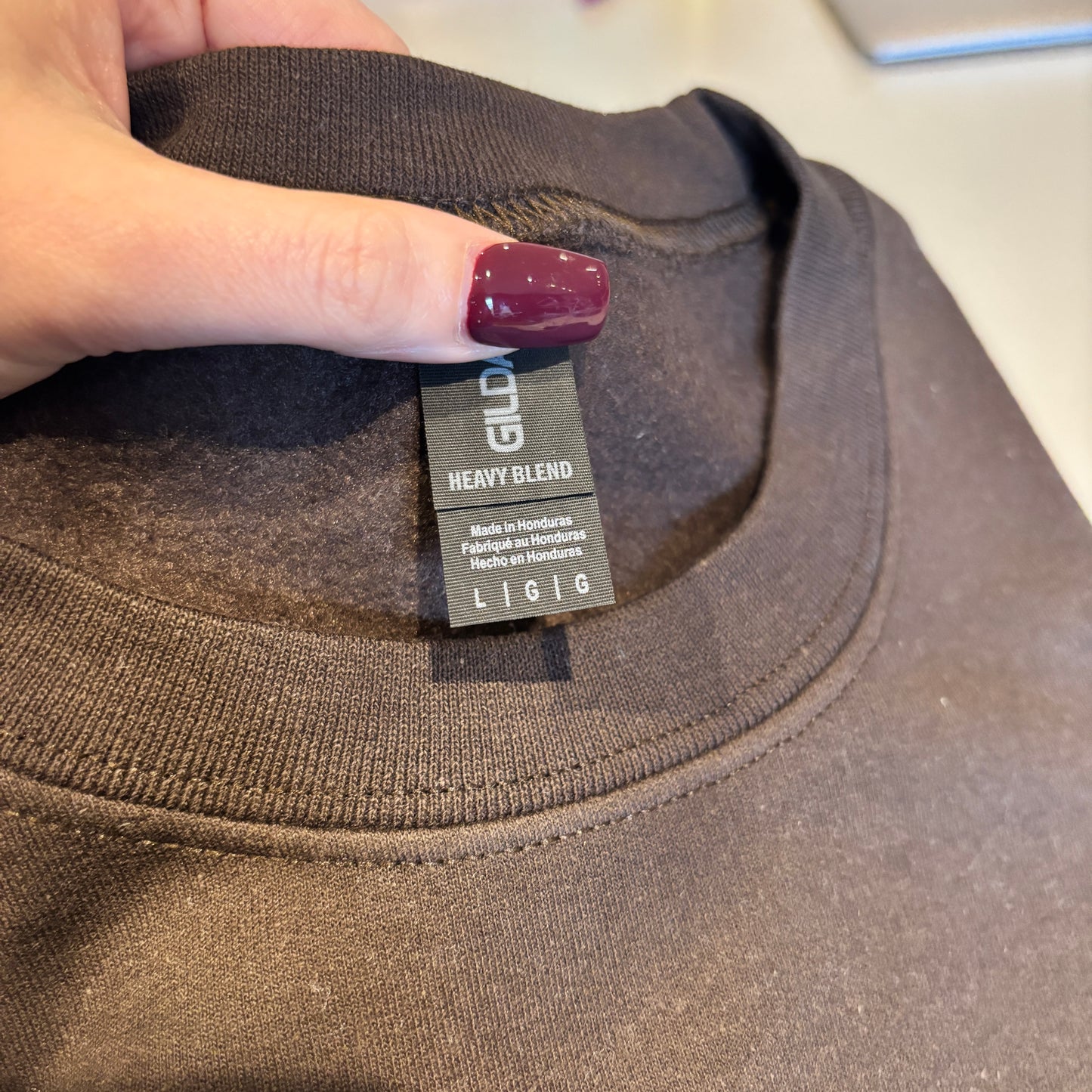 LARGE CHOC NY IN THE FALL EMBROIDERED SWEATSHIRT *SAMPLE*