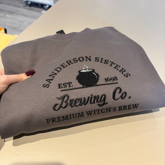 3XL CHARCOAL SANDERSON EMBROIDERED SWEATSHIRT *SAMPLE*