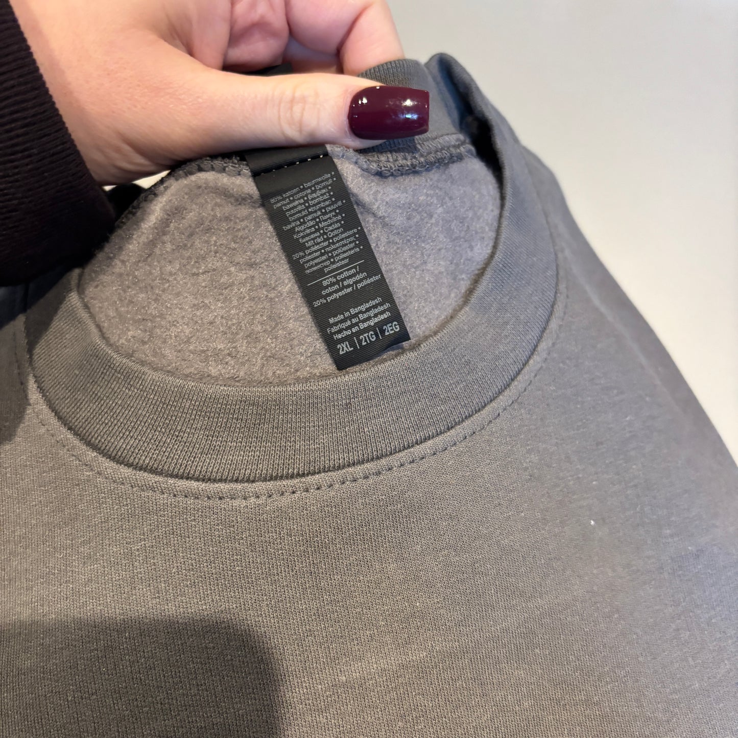 XXL NOT A GHOST EMBROIDERED SWEATSHIRT *SAMPLE*