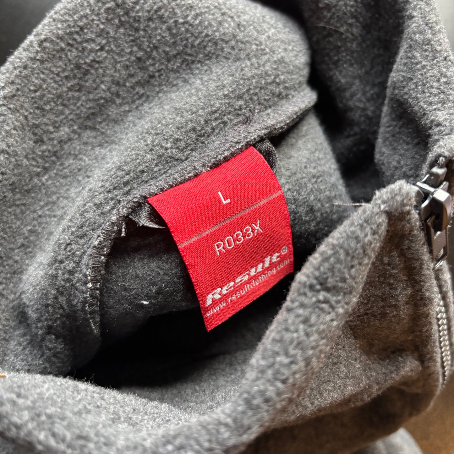 LARGE CHARCOAL TIS THE SEASON EMBROIDERED FLEECE *SAMPLE*