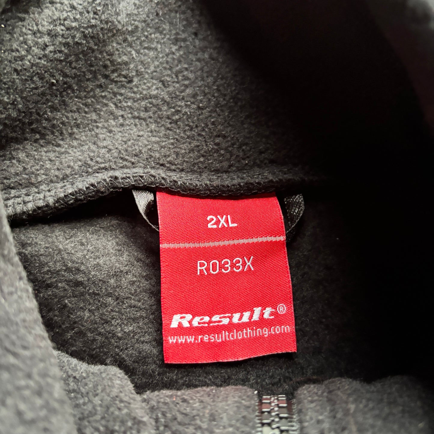 2XL BLACK SPOOKY GOOSE EMBROIDERED FLEECE *SAMPLE*