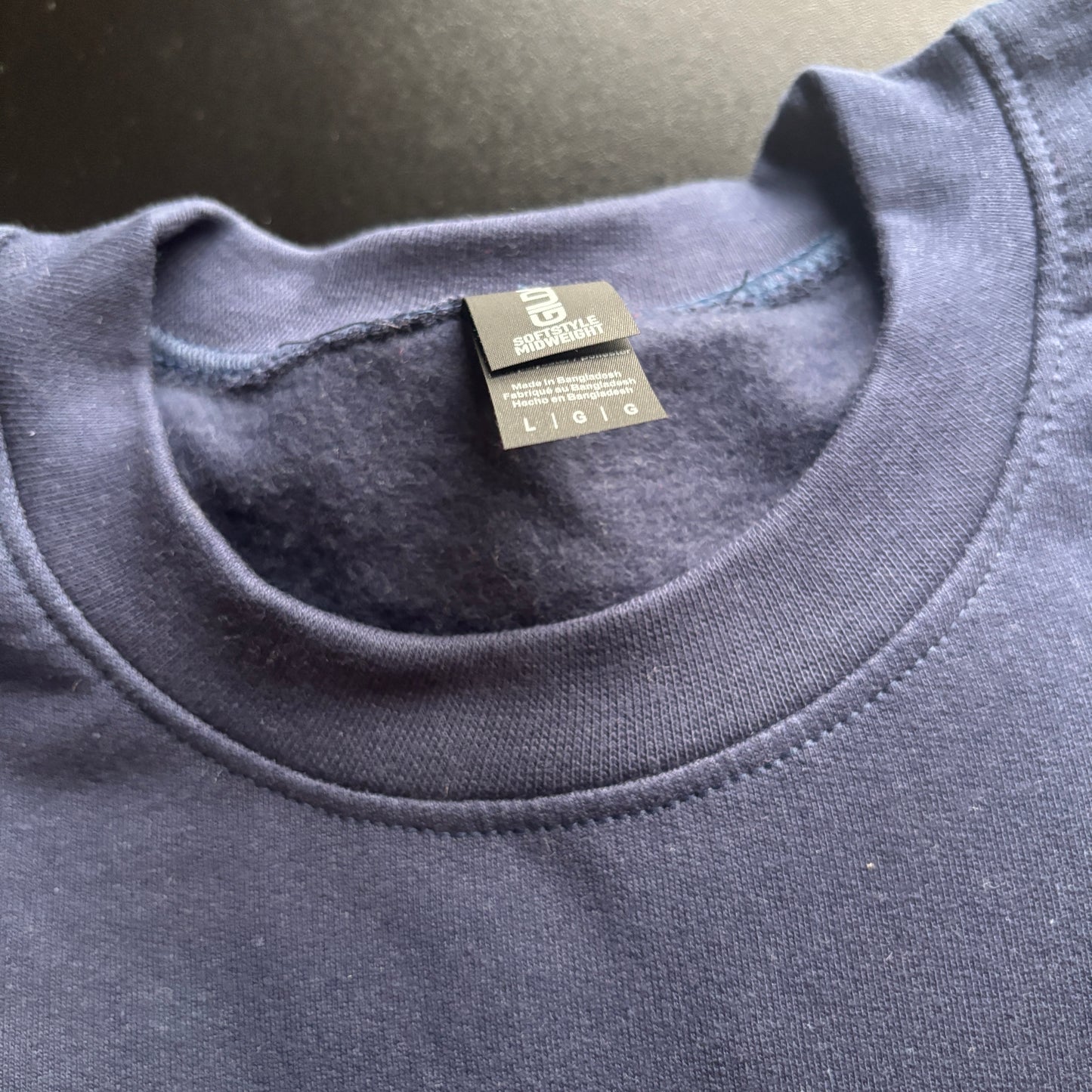 LARGE NAVY POLAR EXPRESS PRINTED SWEATSHIRT *SAMPLE*