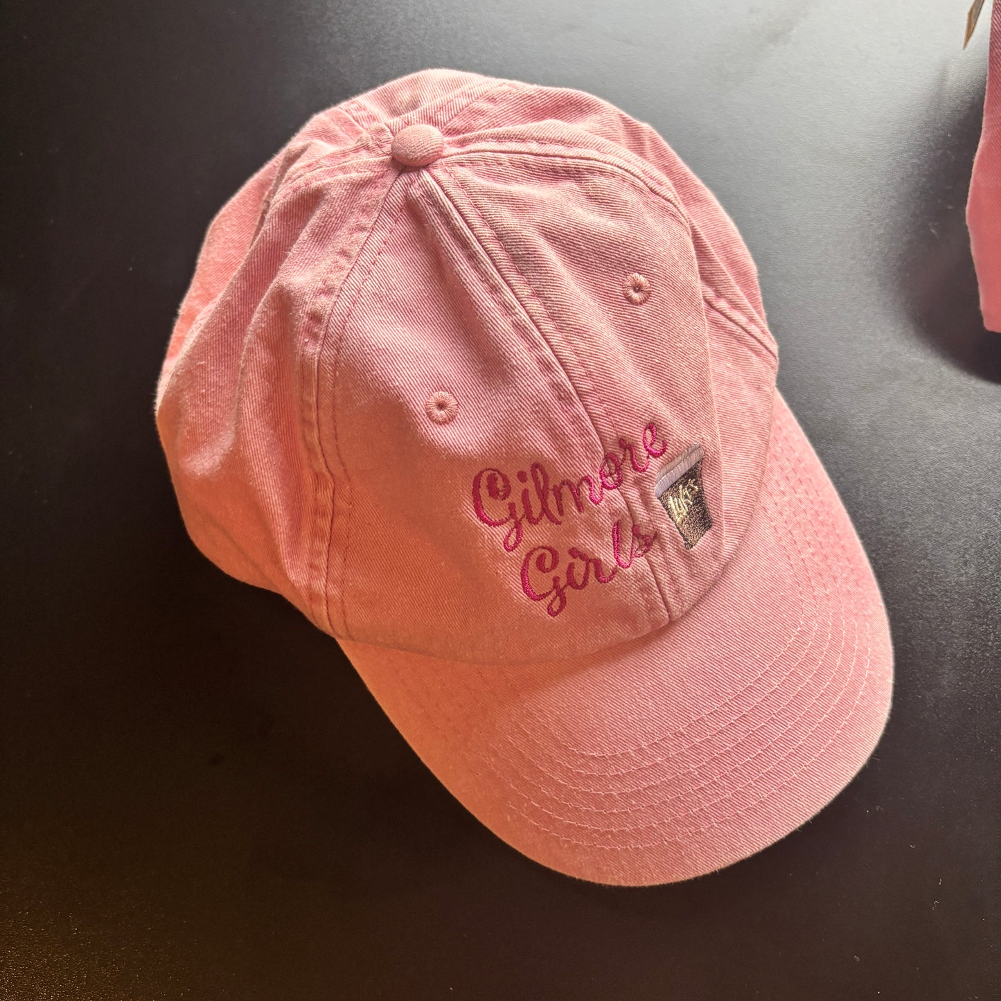 GILMORE GIRLS PINK EMBROIDERED CAP *SECONDS*