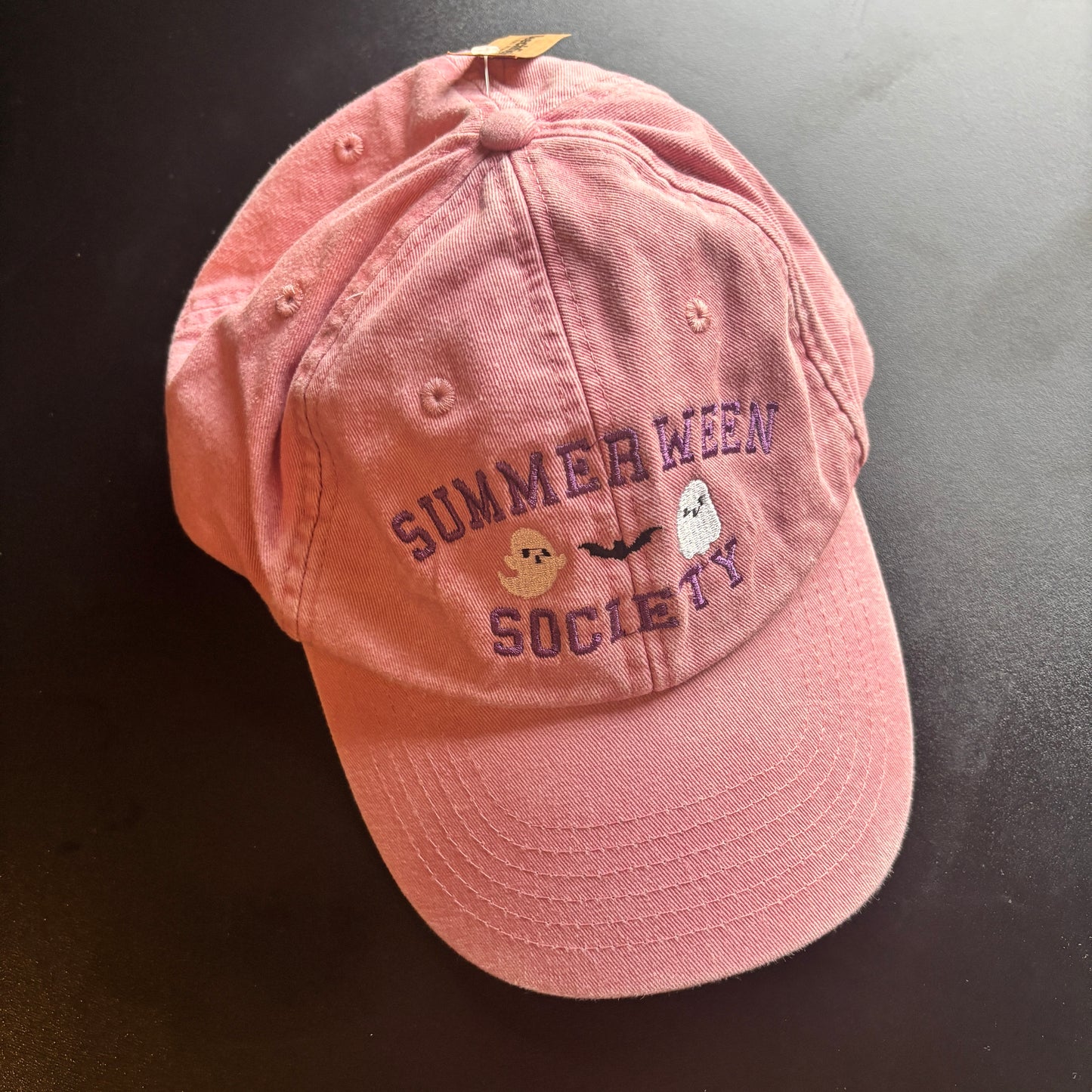 SUMMERWEEN PINK EMBROIDERED CAP *SECONDS*