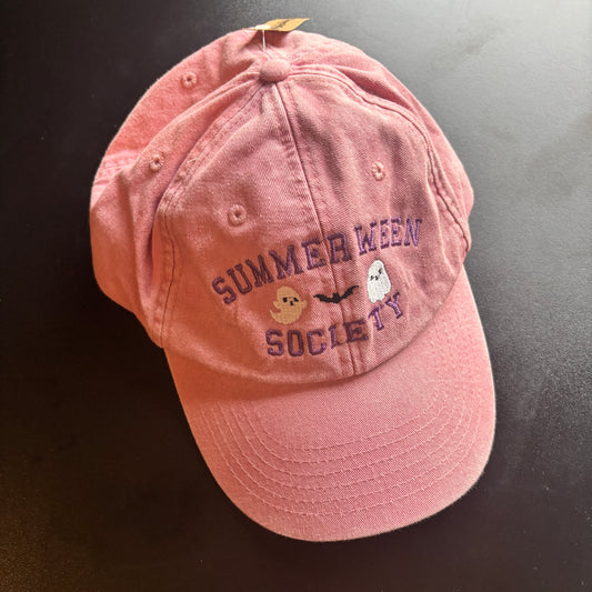 SUMMERWEEN PINK EMBROIDERED CAP *SECONDS*
