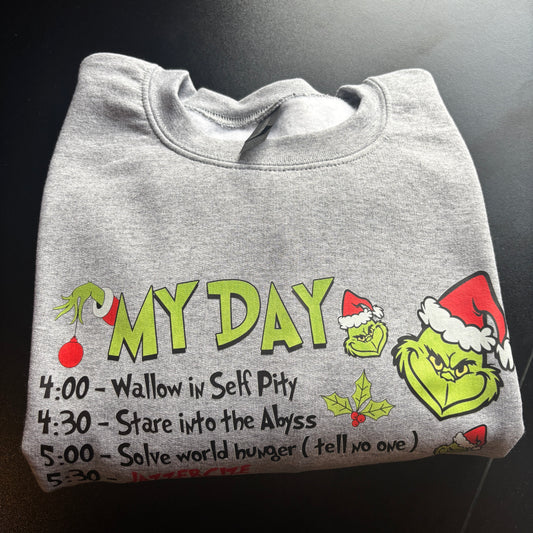 LARGE MARL I'M BOOKED SWEATSHIRT *SAMPLE*