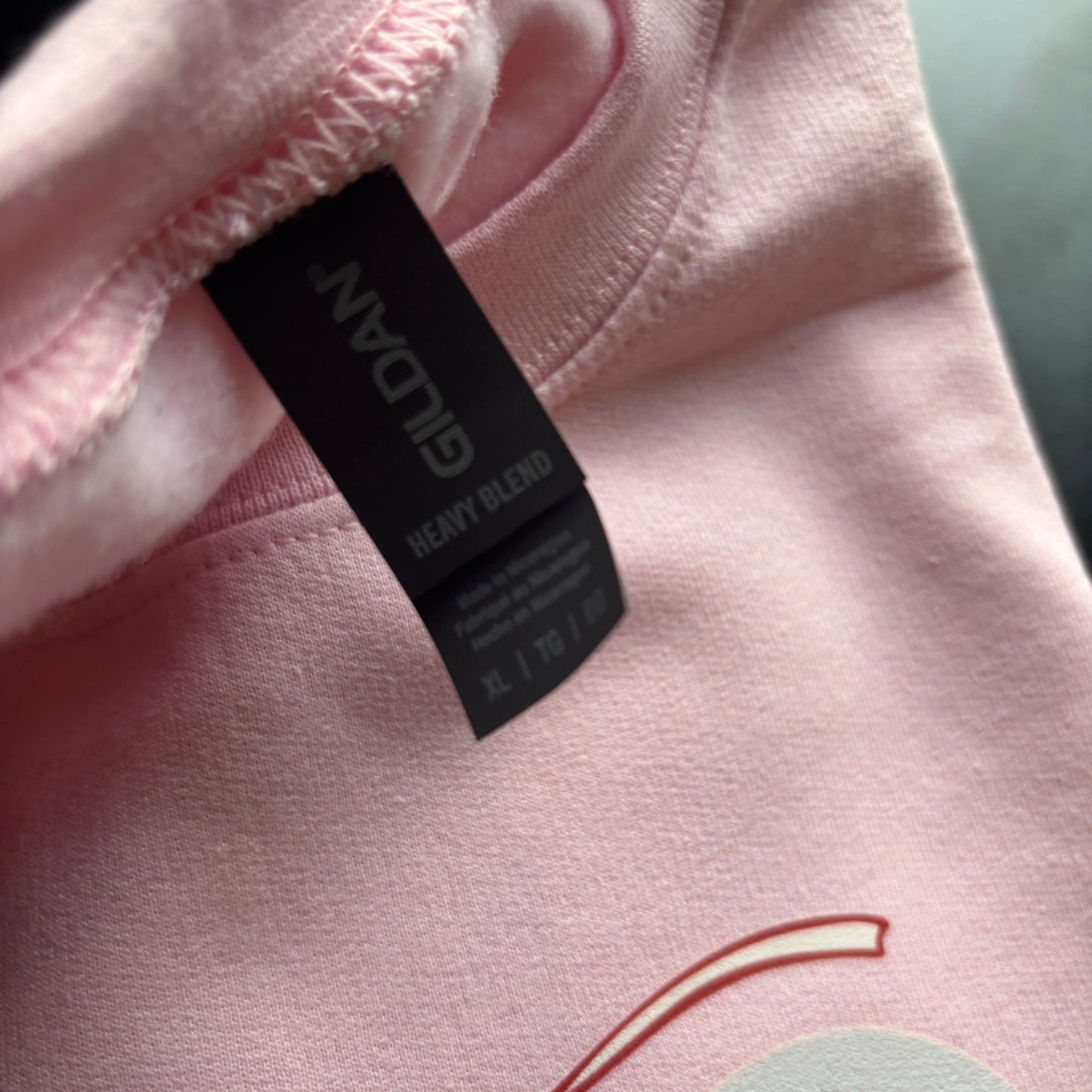 XL PINK SANTA CLAUS PRINTED SWEATSHIRT *SAMPLE*