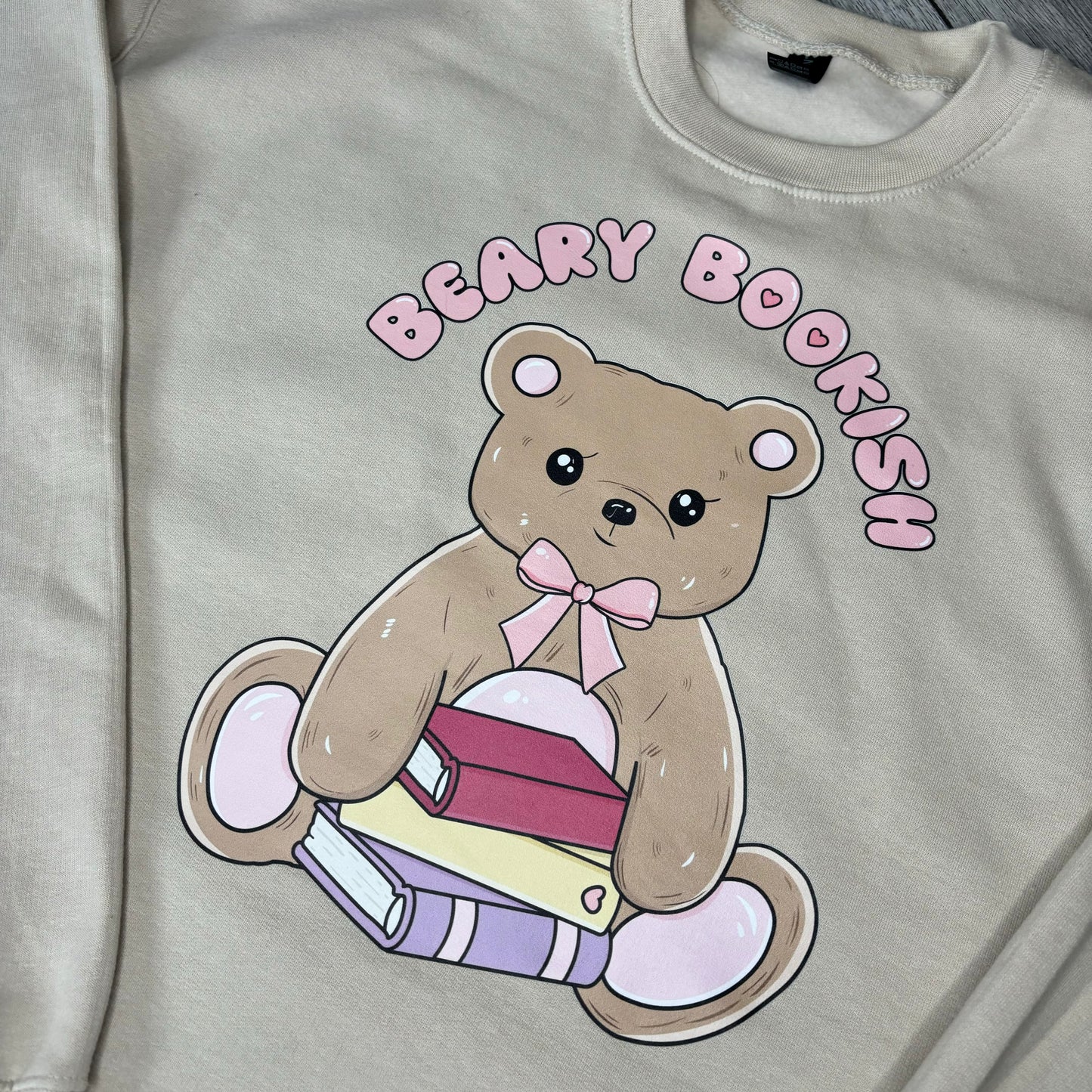 BEARY BOOKISH PRINTED T-SHIRT/SWEATSHIRT